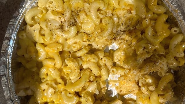 Baked Mac & Cheese.
