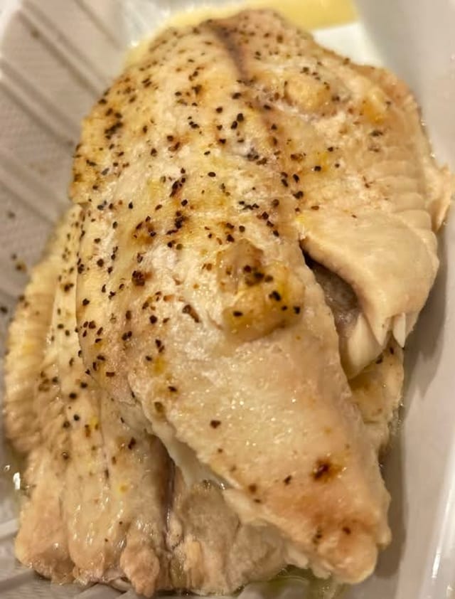 Baked Tilapia.